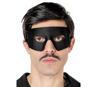 Zorro Maschera - Accessori per costume del vendicatore nero per carnevale, Halloween e feste a tema
