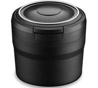 ZORTAXKFV Posacenere Auto per Renault Kadjar 2015 2016 2017 2018 2019 2020 2021 2022 Portatile Multifunzione Portacenere Autoestinguente Interni Automobilistici Accessori,A/Black