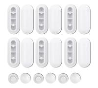 ZORTVUL 3 Set Paracolpi Per Sedili Wc. Paracolpi Gommini Ricambio.18 Pezzi Paracolpi In Plastica Per Copriwater,Paraurti Del Sedile Del Water Universale Per Tampone Anti-Rumore Del Sedile Del
