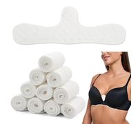Zoruam Confezione da 10 Coppette Assorbilatte Antisudore, Riutilizzabili in Cotone per Reggiseno, Traspiranti per Sport E Allattamento, Coppette Assorbilatte da Donna per La Sudorazione