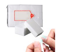 ZORVYN 1000 Pads Unghie Non Pelosi Sgrassatore Unghie Gel Remover Semipermanente Unghie Gel UV Cellulosa Materiale Professionale per Unghie