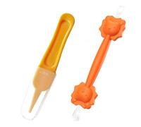 ZORVYN 2 PCS Pulitore per Naso e Orecchie per Neonati e Bambini, Rimozione di Cerume e Muco, Pulizia Semplice e Sicura per il Naso e le Orecchie del Tuo Bambino