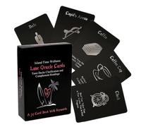 ZORVYN 54 Carte Love Oracle - Carte Oracolo dell'Amore con Parole Chiave, Complemento ai Tarocchi, Divinazione del Destino, Adatte per Principianti e Esperti, Regalo Spirituale
