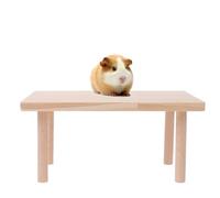 ZORVYN Piattaforma per Criceti - Piano in Legno per Gioco e Arrampicata - Adatta a Criceti, Conigli, Porcellini d'India - Taglio Preciso e Superficie Liscia - Sicura per il Tuo Animale Domestico (M)