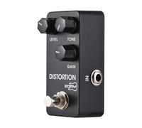 Zory Guitar Distortion - Pedale per effetti di distorsione professionale in lega di alluminio True Bypass con controlli di guadagno tono tono per sessioni di studio di prestazioni dal vivo