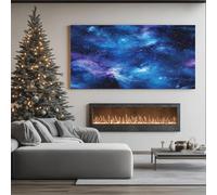 ZORYAN Galassia Cosmica Grande Stampa su Tela Nebulosa Celeste Quadri Moderni Grandi Dimensioni Stella Sci-Fi Quadro per Soggiorno Senza Cornice Decorazione Murale 60x120 cm