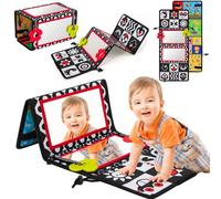 Zosenyer Specchio Montessori Neonati, Adatti per Giochi Sensoriali, Tappeti Striscianti Sono Perfetti per Esplorare con i Bambini, Molto Adatto Come Regalo per Bambini