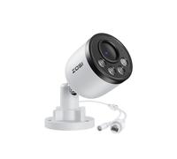ZOSI 4K 8MP PoE Telecamera di Sorveglianza per Esterni con Audio, Rilevamento Persone/Veicoli, Visione Notturna IR, Funziona con NVR PoE ZOSI, C180