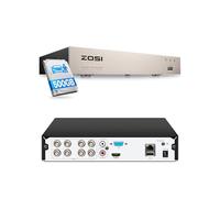 ZOSI 8CH 1080P H.265+ DVR Registratore Video Digitale Disco Rigido 500GB