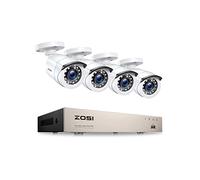 ZOSI H.265+ 8CH 5MP Lite DVR Kit Video Telecamera Esterno 1980TVL IP66