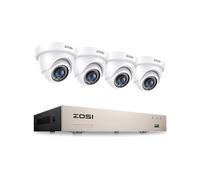 ZOSI Kit Telecamera Sorveglianza Esterna Cablata 1080P con DVR 8CH