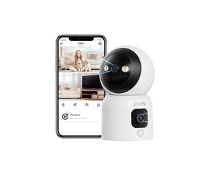 Telecamera Wi-Fi Esterno FHD 1080P, IP Videocamera Di Sorveglianza Con