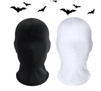 ZOSIGN Maschera Senza Volto di Halloween, Maschera Integrale Halloween, Copertura Maschere Integrale per Halloween, Maschera Senza Volto Unisex, per Cosplay Costume del Partito