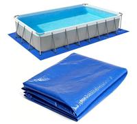 ZOSIGN Tappeto Base per Piscina, 300 X 210 CM Tappeto sotto Piscina, Tappetino Base per Piscine, Adatto A Piscine Rettangolari, Protegge Il Fondo della Piscinas, Resistente all'Usura E agli Strappi