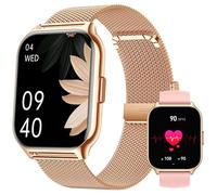 ZOSKVEE Smartwatch Donna Uomo, Usato con App FitCloudPro, Chiamata Bluetooth, 2'' Smartwatch con Pressione Arteriosa, 100+ Sport, Frequenza Cardiaca, Facce dell'orologio Fai da Te, per iOS Android