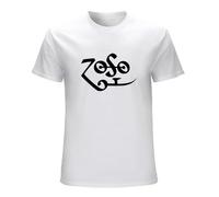 Zoso Personalisiertes T-Shirt - Jimmy Page Plant Zeppelin Rock T-Shirt White XXL