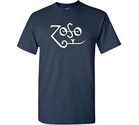 Zoso T-Shirt - Jimmy Page Plant Zeppelin Rock M Nero, Blu