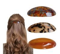 Zosutetoxo Hairclaw, pinza per capelli clean girl aesthetic per donne, grande fermaglio per capelli in acetato stile francese vintage, mollette per capelli effetto tartaruga per capelli spessi