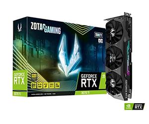 Zotac Gaming GeForce RTX™ 3070 Ti Trinity OC 8GB GDDR6X 256-bit 19 Gbps Scheda grafica da gioco PCIE 4.0, IceStorm 2.0 Raffreddamento avanzato, Illuminazione Spectra 2.0 RGB, ZT-A30710J-10P