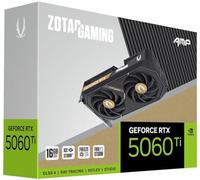 ZOTAC Gaming GeForce RTX 5060 Ti 16 GB AMP DLSS 4 16 GB GDDR7 128 bit 28 Gbps PCIE 5.0 Scheda grafica da gioco, raffreddamento IceStorm 2.0, illuminazione LED bianca, ZT-B50620F-10M