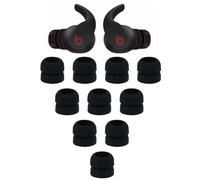 Zotech 5 Pairs of Small Double Flange Compatible with Beats Fit Pro Ear Tips Buds, Small Size Replacement Noise Reduce Silicone Wing Eartips Earbuds Earplug Fit in Case for Beat Fit Pro - Black