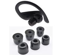 Zotech Auricolari di ricambio in memory foam per Beats Powerbeats Pro, Powerbeats, Flex auricolari (nero)
