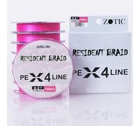 Zotic Resident Braid PE X4/X8 - Lenza da pesca intrecciata a 8 vie per baitcaster e canna da spinning, accessori da pesca professionali, pesci predatori, tendine da pesca, 100 m, 150 m, 300 m (X4