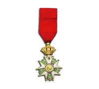 ZoTuoART Medaglia dell'Imperatore Napoleone di Francia, Legione d'Onore, Honor et Patrie, Senior Knight Officer Regiment Medal - Spilla unica, Ferro