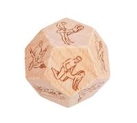 ZOUBAOQ Gioco di Dadi per Appuntamenti notturni per Adulti,Dadi Divertenti per Incontri in Legno,Dadi d Amore,Dadi di Coppia,Gioco di Coppia per Lui e lei,Regalo di Anniversario di Matrimonio Cattivo