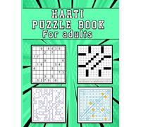 Zoubir King Harti Puzzle Book for Adults (Tascabile)