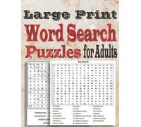 Zoubir King Large Print Word Search Puzzles for Adults (Tascabile)