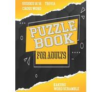 Zoubir King Puzzle Book For Adults (Tascabile)