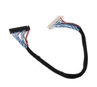 ZOUCY Ganci Cavo LVDS D8 FIX-30P-D8 Fix 30 Doppi Perni 2ch 8bit 1.0mm Passo 250mm 500mm 17-21 Pollici Schermo LCD Pannello di Controllo
