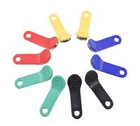 ZOUCY Set di 10 Pezzi DS1990A F5 Tasto elettronico Non Magnetico di Sola Lettura I-Button