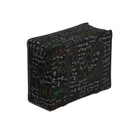 Zouey Borsa della spesa pieghevole e riutilizzabile, borse per la spesa, sacchi per la biancheria portatili con cerniera e maniglia robusta, simboli matematici neri, formula matematica