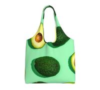 Zouey Borsa in tela a spalla singola, borsa in tela per donna, borsa a tracolla, borsa della spesa, avocado verde fresco, fitness, persone, esercizio