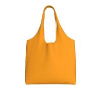 Zouey Borsa in tela a spalla singola, borsa in tela per donna, borsa a tracolla, borsa della spesa, colore arancione Ryb tinta unita