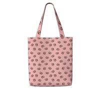 Zouey Borsa tote in tela per donna, borse a tracolla capienti, borse tote riutilizzabili per la spesa, pretzel salato, tema panetteria tedesca, icona di viaggio bavarese