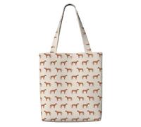 Zouey Borsa tote in tela per donna, borse a tracolla capienti, borse tote riutilizzabili per la spesa, cane di razza Rhodesian Ridgeback, per animali domestici