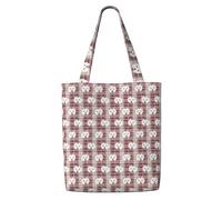 Zouey Borsa tote in tela per donna, borse a tracolla capienti, borse tote riutilizzabili per la spesa, tutti i miei migliori amici sono Westies