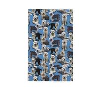 Zouey Old English Sheepdog, Strofinacci da cucina, strofinacci da cucina a nido d'ape, strofinacci assorbenti da cucina, 41 x 66 cm