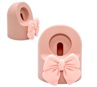 zougon Simpatico supporto di ricarica con papillon 3D compatibile con Apple Watch Series 10/9/8/SE2/SE/Ultra2/Ultra/7/6/5/4/3/2/1, dock di ricarica in silicone iWatch supporta la modalità comodino