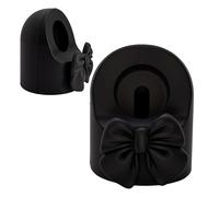 zougon Simpatico supporto di ricarica con papillon 3D compatibile con Apple Watch Series 10/9/8/SE2/SE/Ultra2/Ultra/7/6/5/4/3/2/1, dock di ricarica in silicone iWatch supporta la modalità comodino