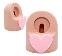 zougon Simpatico supporto per caricabatterie 3D a forma di cuore, compatibile con Apple Watch Series 9/8/SE2/SE/Ultra2/Ultra/7/6/5/4/3/2/1, dock di ricarica in silicone iWatch supporta la modalità