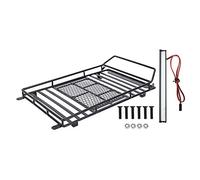 Zouminyy Zouminy Staffa Portapacchi per Tetto in Metallo per Auto cingolate Axial SCX10 e Traxxas TRX4 1/10 RC