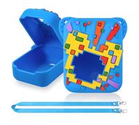 Zourglow Custodia in Silicone per Bitzee, Custodia Protettiva Antiscivolo per Bitzee Cucciolo Digitale e Interattivo, Lavabile Protezione a Copertura Totale Custodia Compatibile con Cordino (Blu)