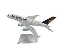ZOUSANG Decorate Airplane 16 cm for Nippon Airways ANA Boeing B777 modello di aereo in scala 1:400 pressofuso in lega di metallo aeromobile for Collection or Gift (Size : Skymark Air A380)