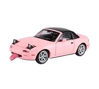 ZOUSANG Display Cars 1:32 per Miata MX5 in lega modellino di auto in miniatura pressofuso, ornamento decorativo da collezione o regalo (rosa)