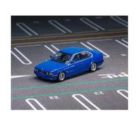 ZOUSANG Display Cars 1/64 per E34 Berlina Serie 5 in lega di modellini di auto in scala in metallo adatto per collezione o regalo (blu)