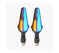 ZOUWZIOU Indicatori direzione 2 Luci Di Direzione Universali A 24 LED Per Moto, Indicatori Di Direzione Luminosi Per Per
